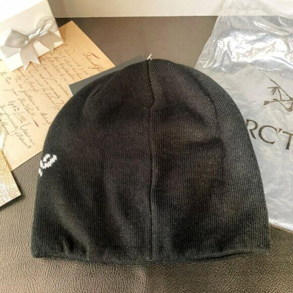 Arc'teryx Black and White Beanie Hat - Picture 2 of 2